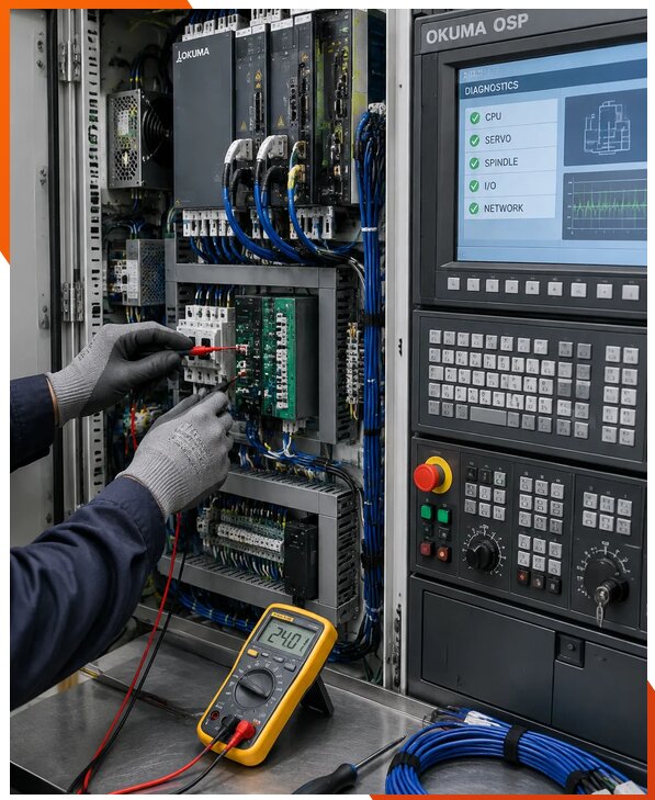 Ремонт систем ЧПУ Okuma OSP в Юбилейном